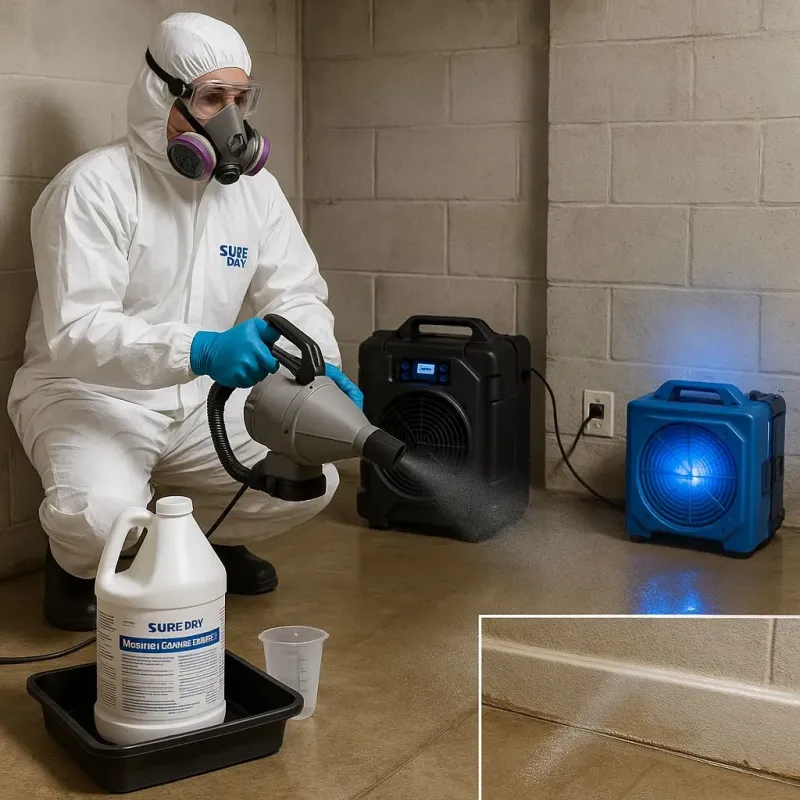 Sanitization and Odor Removal process in Albertson, NY